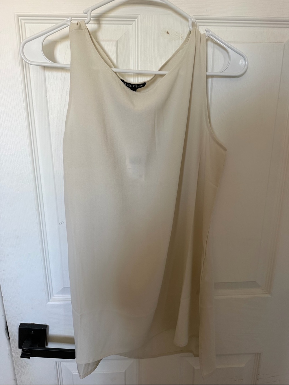 Eileen Fisher Cream Sleeveless blouse